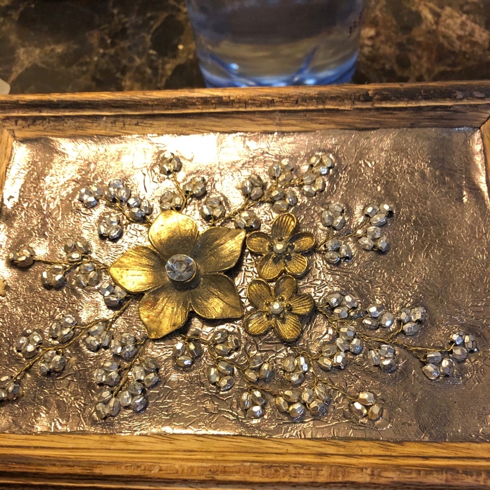 Handcrafted wooden jewelry box